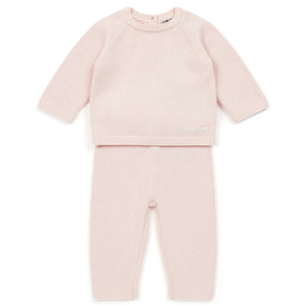 Bon Ton Bon Ton Pink Cotton Knit 2pc