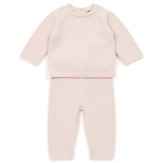 Bon Ton Bon Ton Pink Cotton Knit 2pc