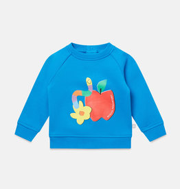 Stella McCartney Stella McCartney Apple Worm Blue Sweatshirt