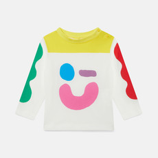 Stella McCartney Stella McCartney smiley face T-shirt LS