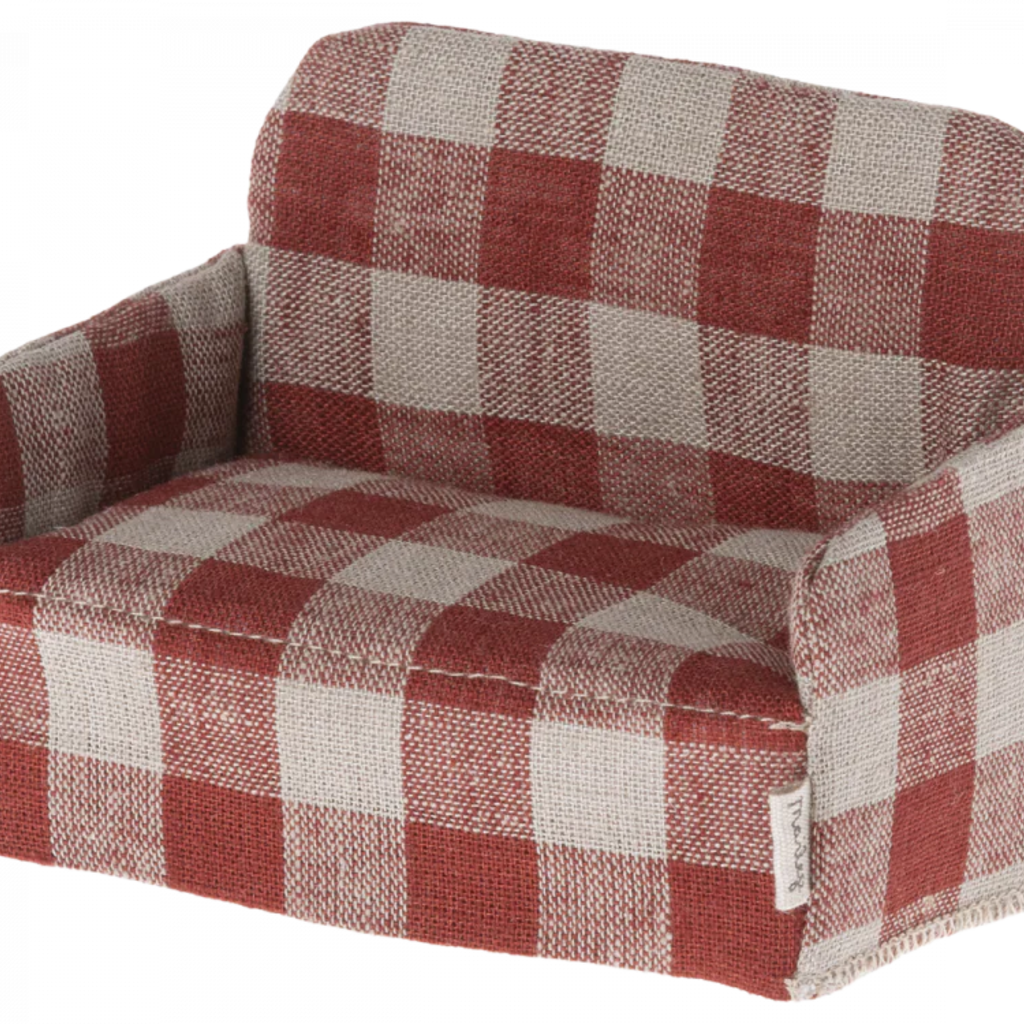 Maileg Maileg Red Check Couch