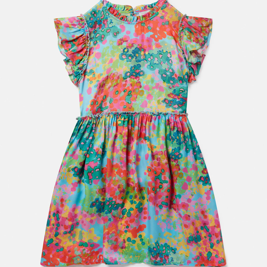 Stella McCartney Stella McCartney Painted Floral Cupro Dress