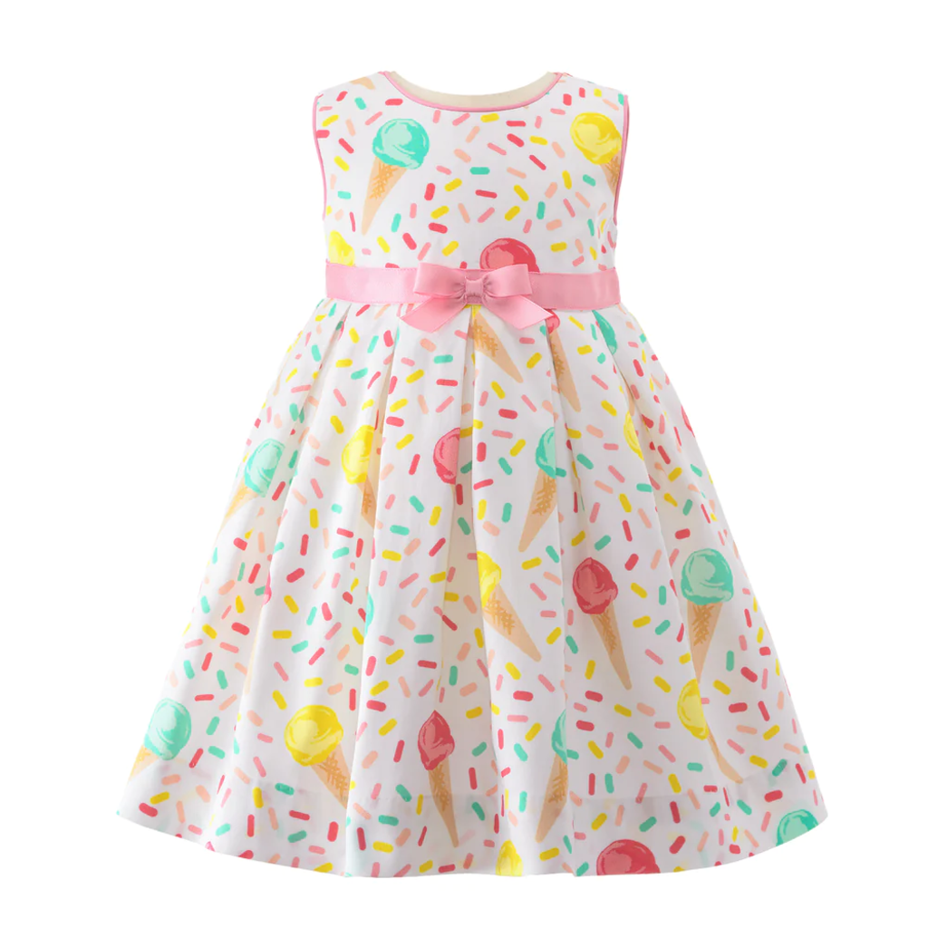 Trotters pink Smocked Ice Cream Dress (2-5 Years) | Harrods UK