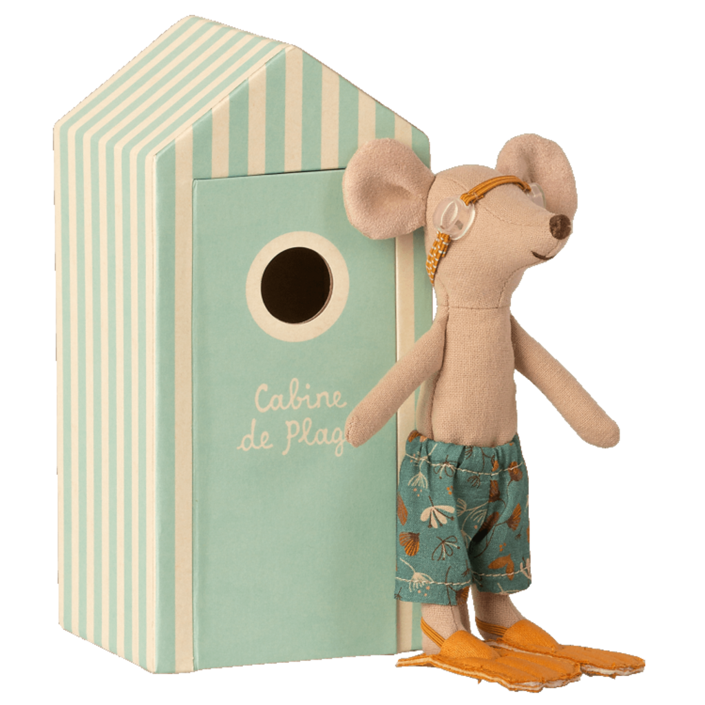 Maileg Maileg Beach Mice Big Brother in Cabin Maison et Cadeaux