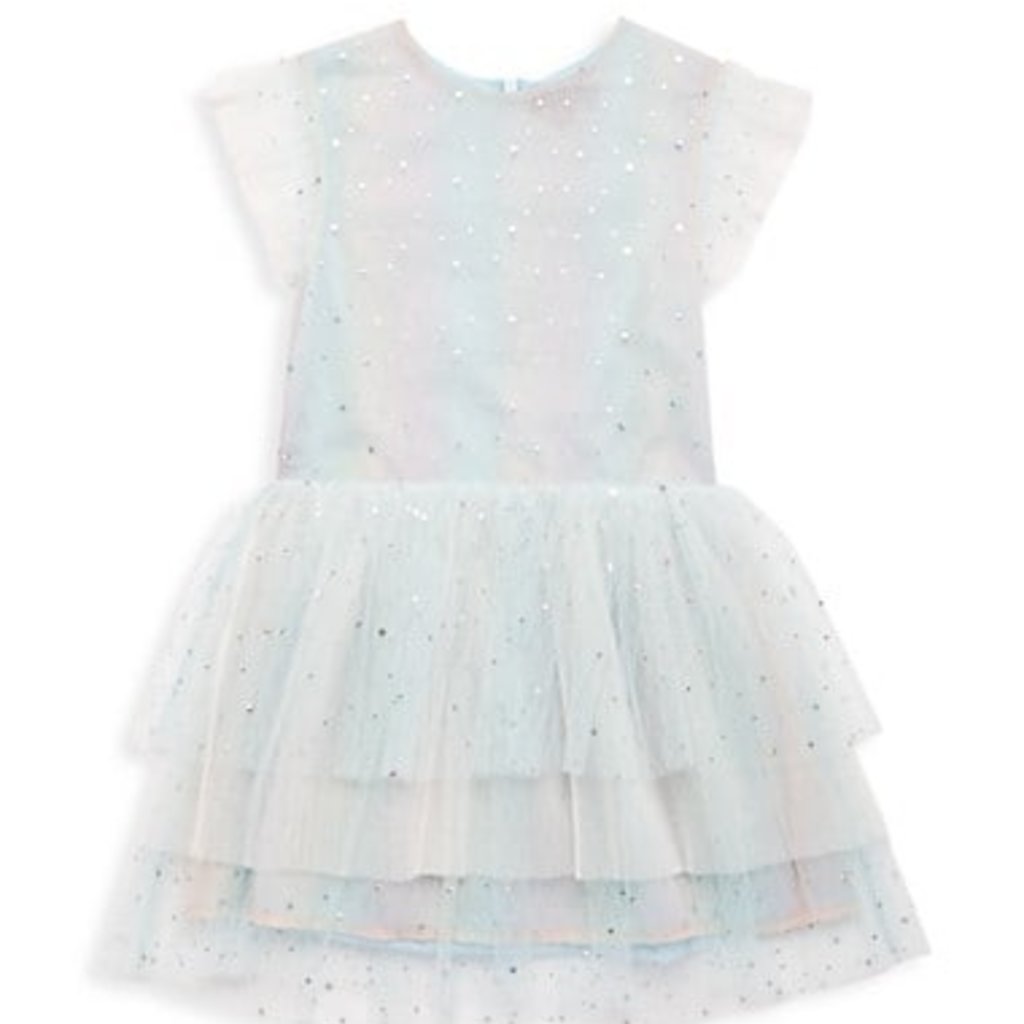 Imoga Imoga Pale Blue Shimmer Sparkle Dress