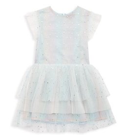 Imoga Imoga Pale Blue Shimmer Sparkle Dress