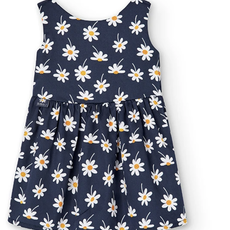 Boboli Boboli Navy Daisy Dress