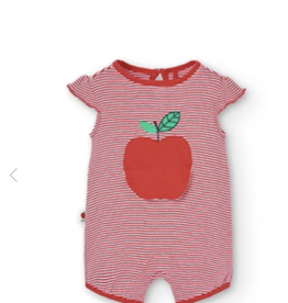 Boboli Boboli Red Striped Apple Bubble