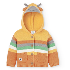 Boboli Boboli Orange Bear Hoodie