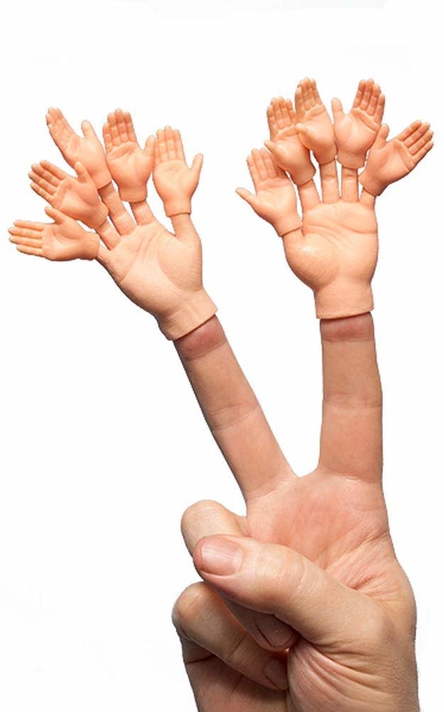 small hand finger puppet