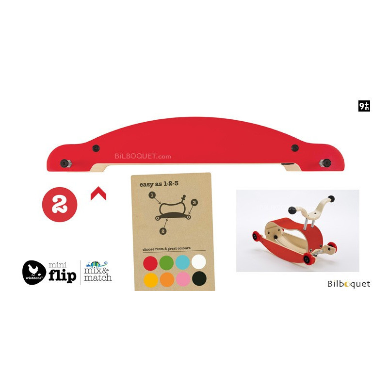wishbone mini flip ride on rocker
