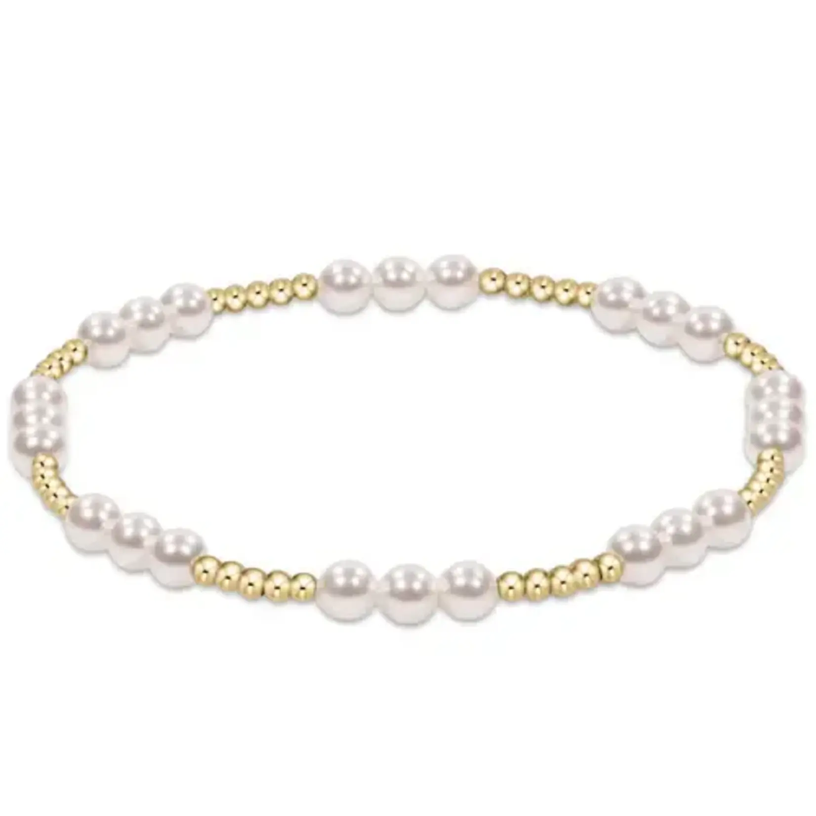 BRACELET / CLASSIC JOY / 4MM  / PEARL