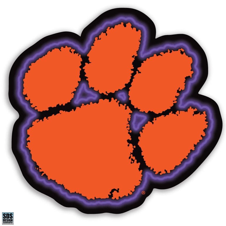 Sds Design Sds 3 Neon Tiger Paw Vinyl Decal Dcl195