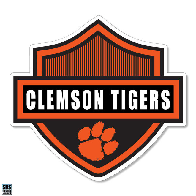 Sds Design Shieldclemson Tigerspaw Vinyl Window Decal