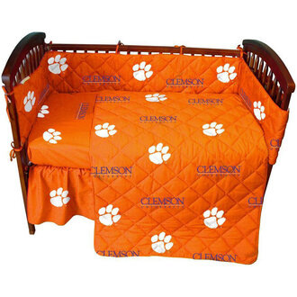College Covers HOLIDAY SALE 50% CLEMSON 5PC CRIB SET College Covers HOLIDAY SALE 50% CLEMSON 5PC CRIB SET
