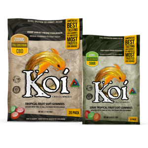 Koi CBD Koi CBD Tropical Gummies (10MG per Gummy) 6-Count / Bag single Koi CBD Koi CBD Tropical Gummies (10MG per Gummy) 6-Count / Bag single