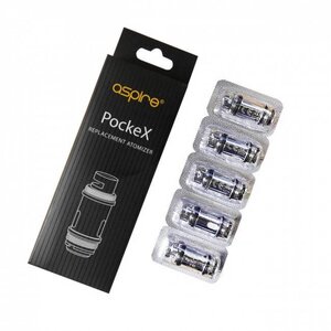 Aspire Aspire PockeX AIO Replacement Coils 5-Pack Aspire Aspire PockeX AIO Replacement Coils 5-Pack