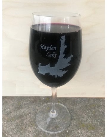 Hayden Lake Riedel glass