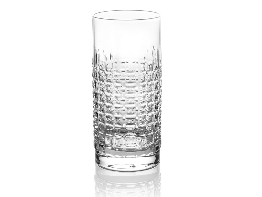 Shake Stir crystal water glass - The Dinner Party