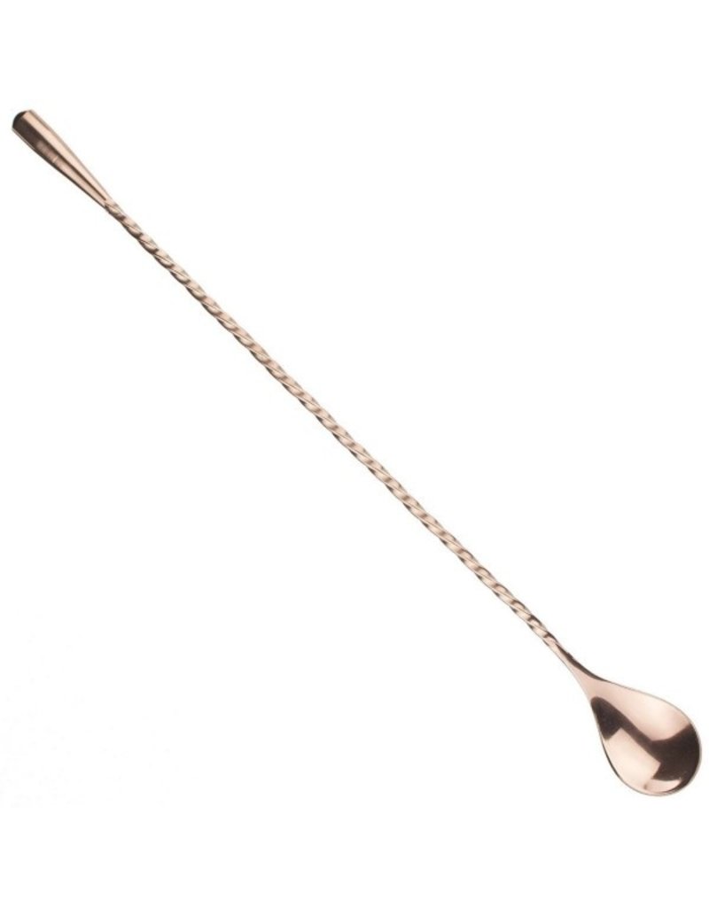 Copper cocktail spoon