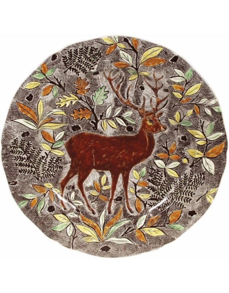 Hand painted Stag platter