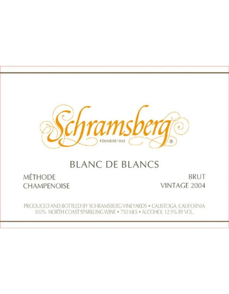 2020 Schramsberg Blanc de Blanc