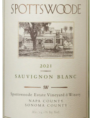 2022 Spottswoode Sauvignon Blanc