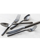 Arezzo brushed black 5 pc place setting