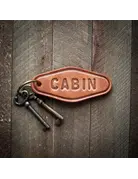 Cabin Leather Keychain