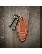 Idaho Leather Keychain