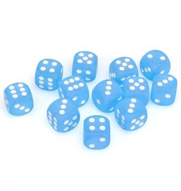 Chessex CHX27616 Frost Caribu with White 16mm 36-Set