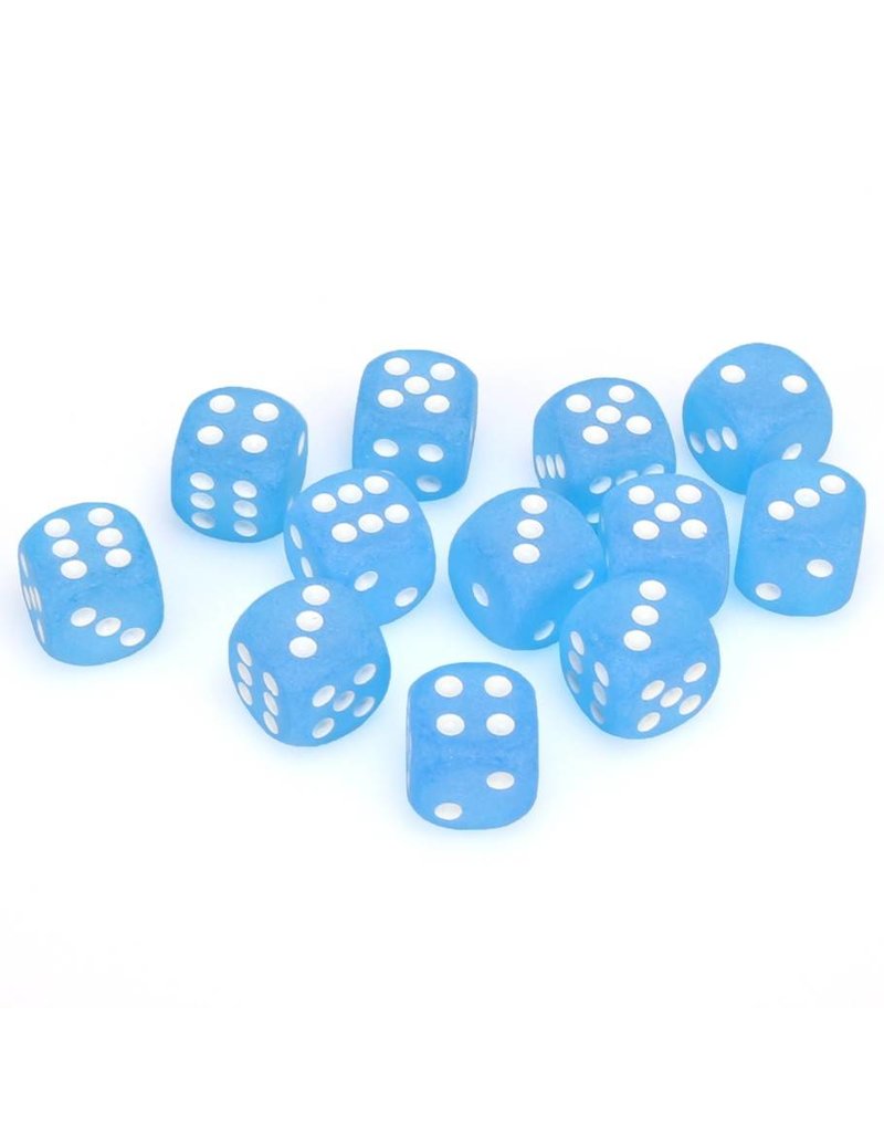 Chessex CHX27616 Frost Caribu with White 16mm 36-Set