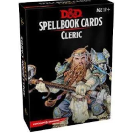 Gale Force Nine D&D Spellbook Cards Cleric