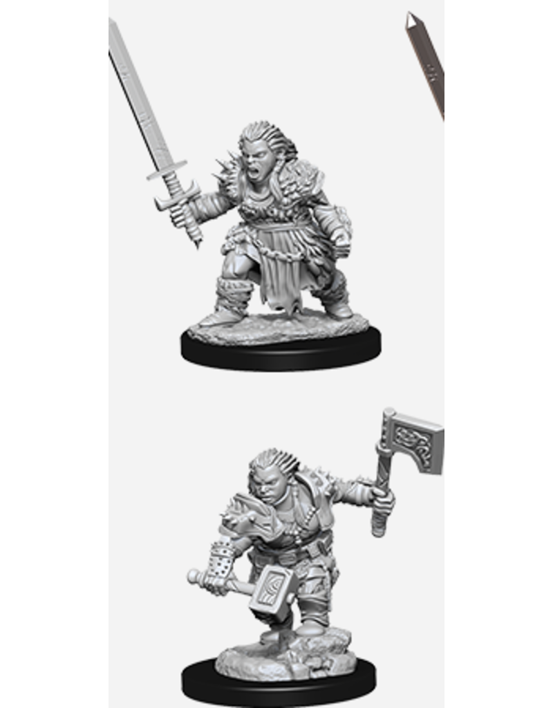 Wizkids Deep Cuts - Female Dwarf Barbarian 73694