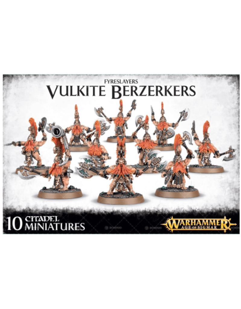 Games Workshop Age of Sigmar Fyreslayers Vulkite Berzerkers