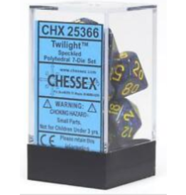 Chessex chx25366  Twilight Speckled 7 set