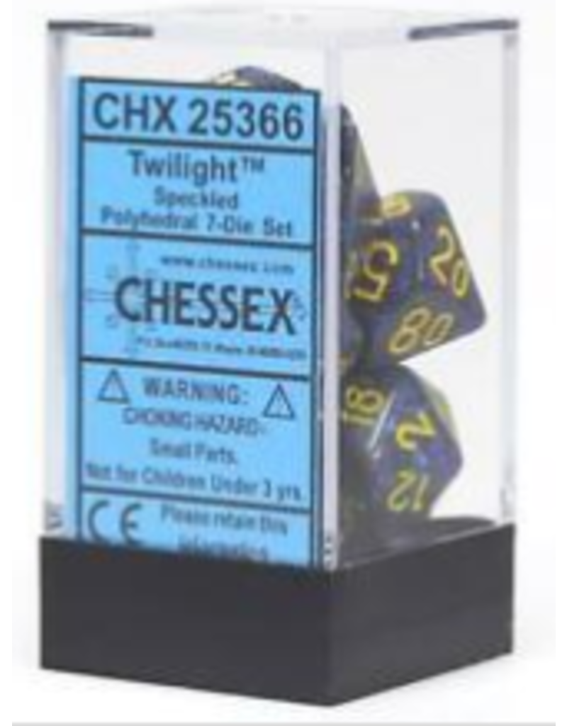 Chessex 7 Die Set - Speckled Twilight