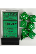 7 Die Set - Opaque Green/White