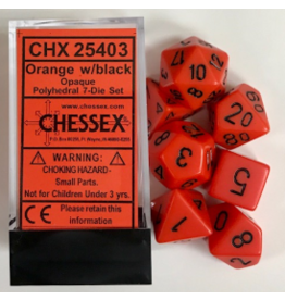 Chessex CHX25403  7-set Orange