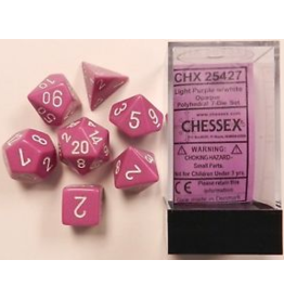 Chessex CHX25427  7-set Lt. Purple w/white
