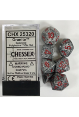 Chessex 7 Die Set - Speckled Granite
