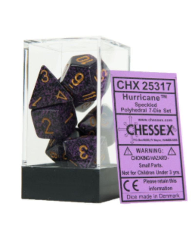 Chessex 7 Die Set - Speckled Hurricane