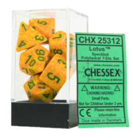 Chessex CHX25312  7-SET Speckled Lotus