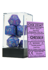 Chessex 7 Die Set - Speckled Silver Tetra