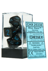 Chessex 7 Die Set - Speckled Blue Stars
