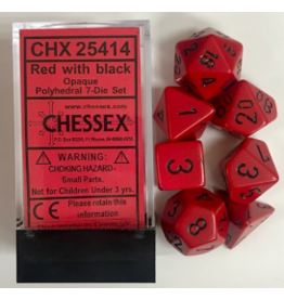 CHX25414  7-set Red w/black