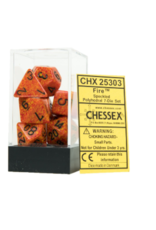 Chessex 7 Die Set - Speckled Fire