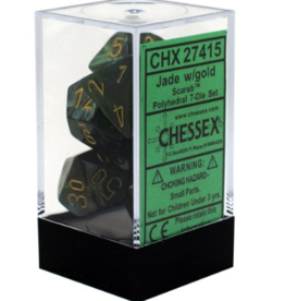 Chessex CHX27415  7-setCubeSCB JDgo