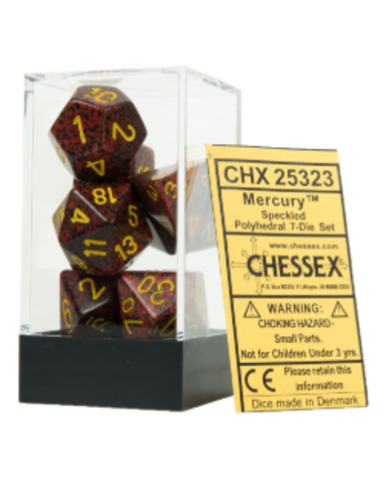 Chessex 7 Die Set - Speckled Mercury