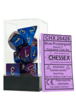 Chessex 7 Die Set - Gemini Blue-Purple/Gold